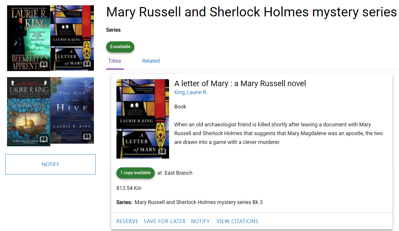 Gallery Series Topic Page